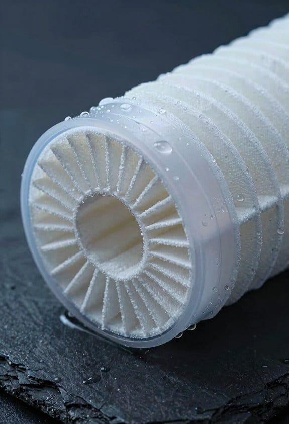 accordion design extends filter life