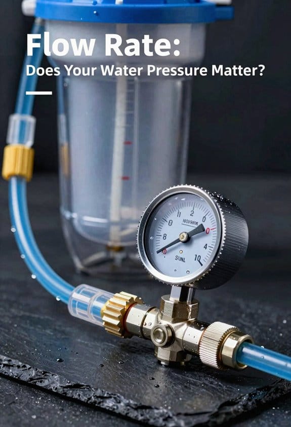flow rate depends on pressure