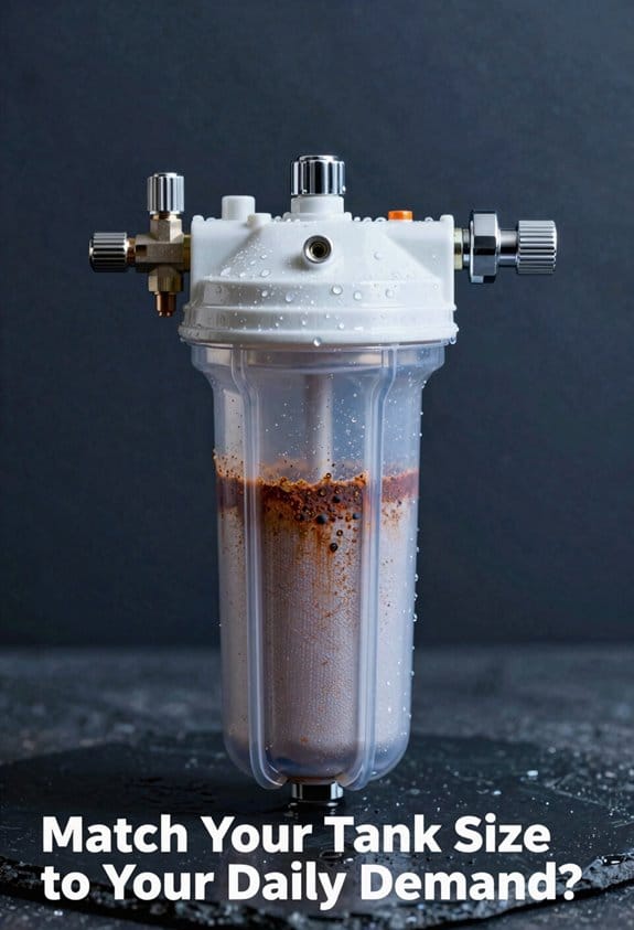 match tank size to demand
