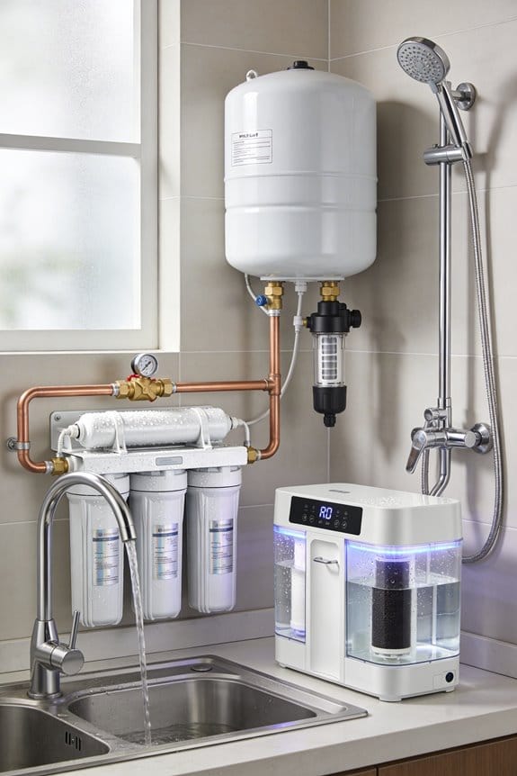 mineral rich shower water dryness