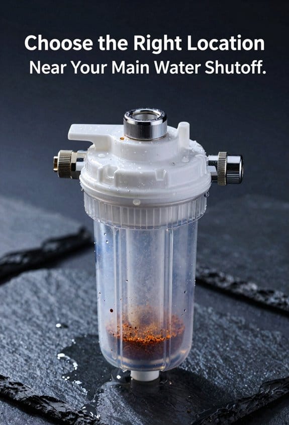 near main shutoff valve