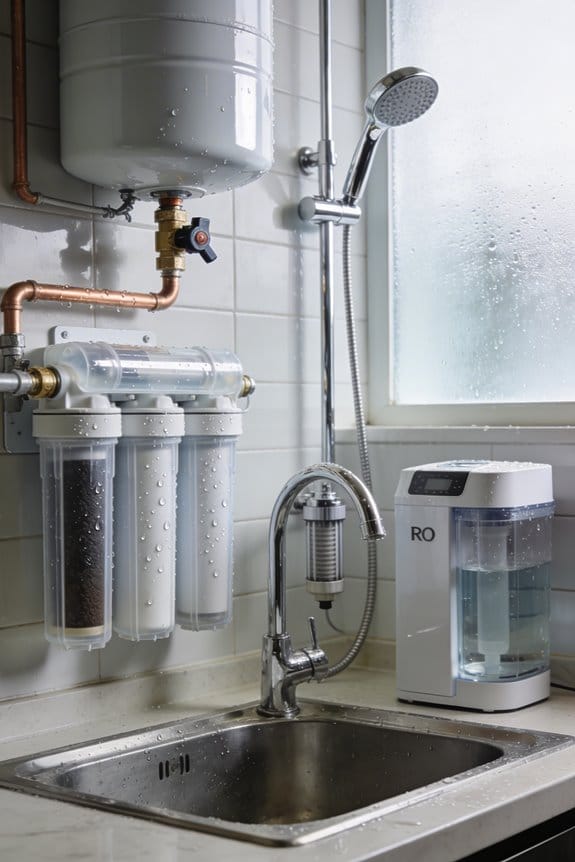 pressure driven semipermeable membrane filtration