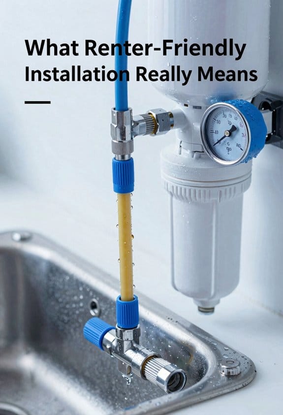 removable landlord friendly tankless ro