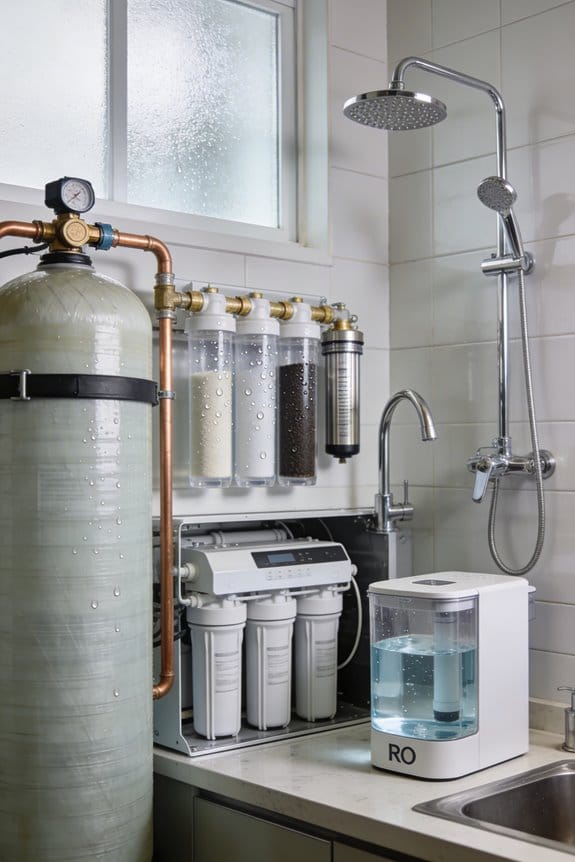 removes sediment chemicals chlorine