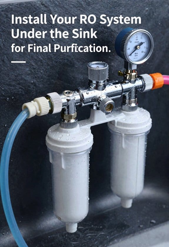 under sink ro final purification